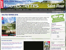 Tablet Screenshot of festivalhautesterres.fr